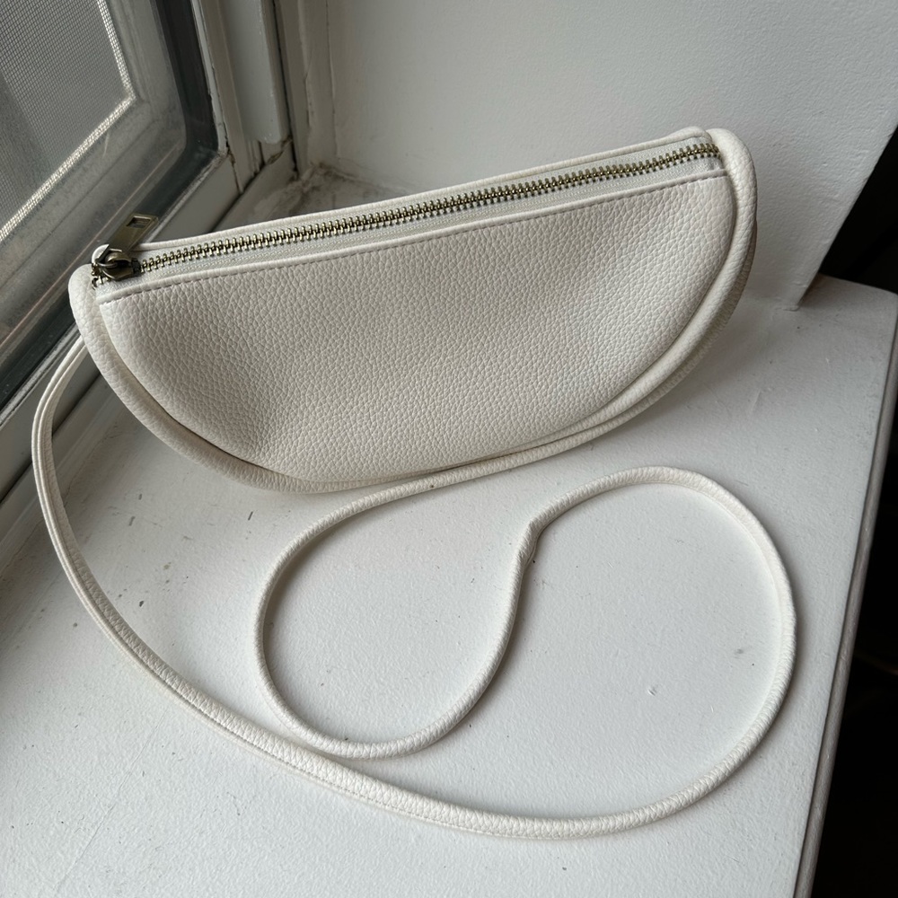 White Cross Body Bag by Anthropologie